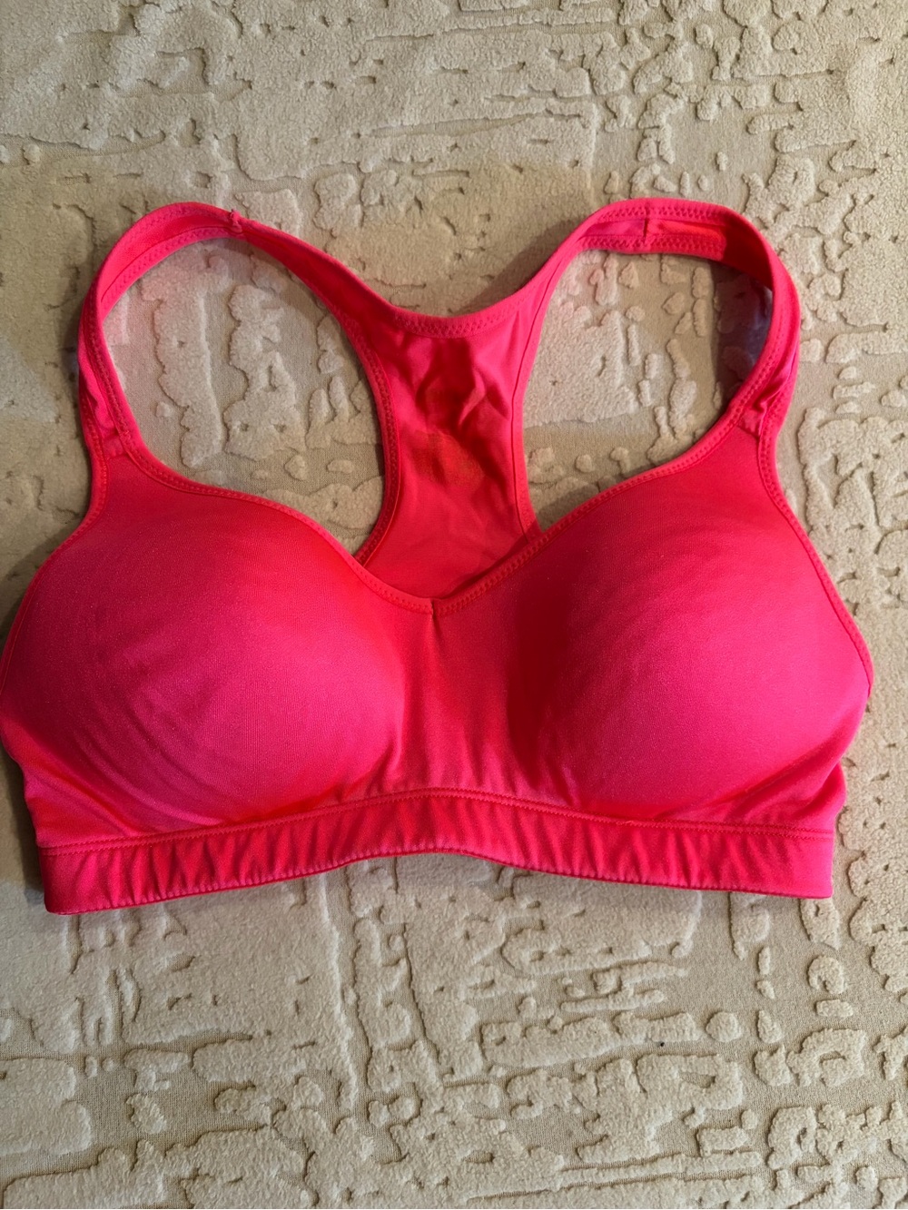Women's Racerback Sports Bra - Hot Pink